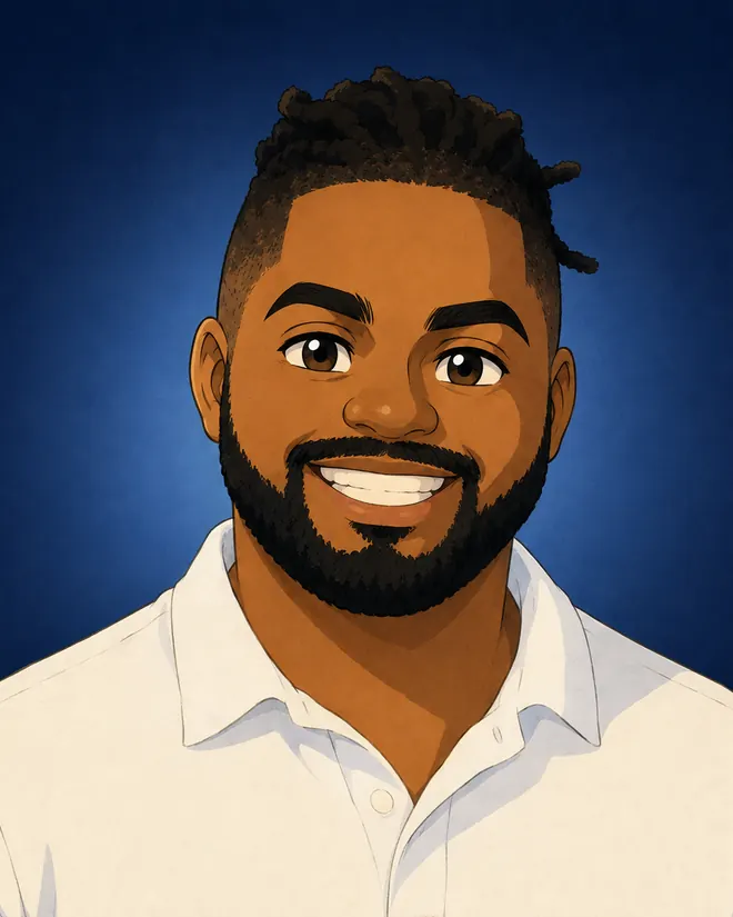 Illustrated portrait of Damani