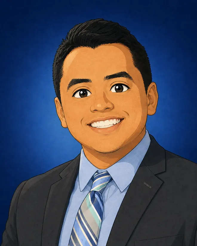 Illustrated portrait of Oscar