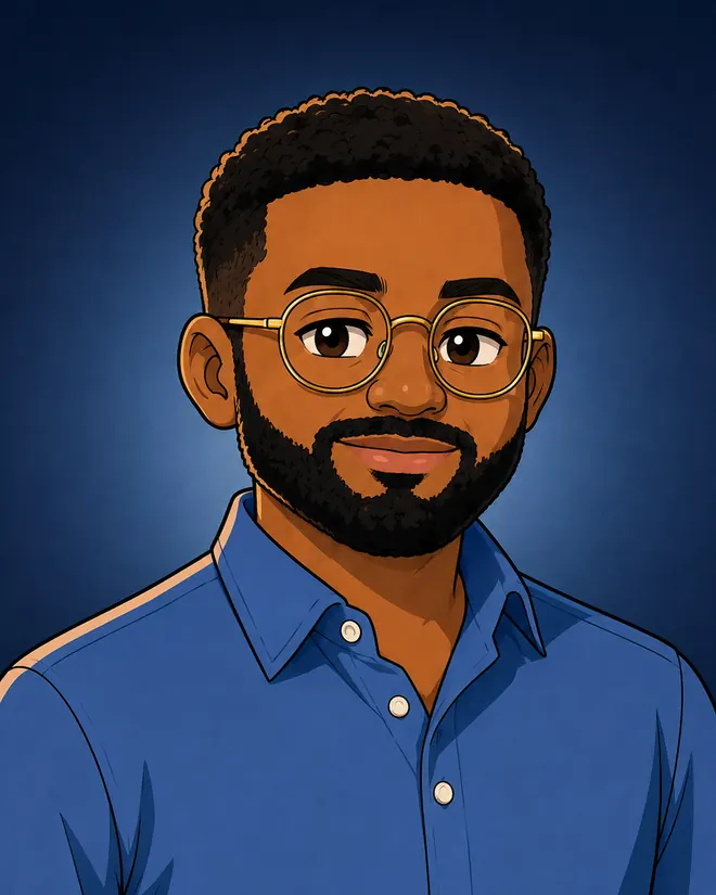 Illustrated portrait of Ryan